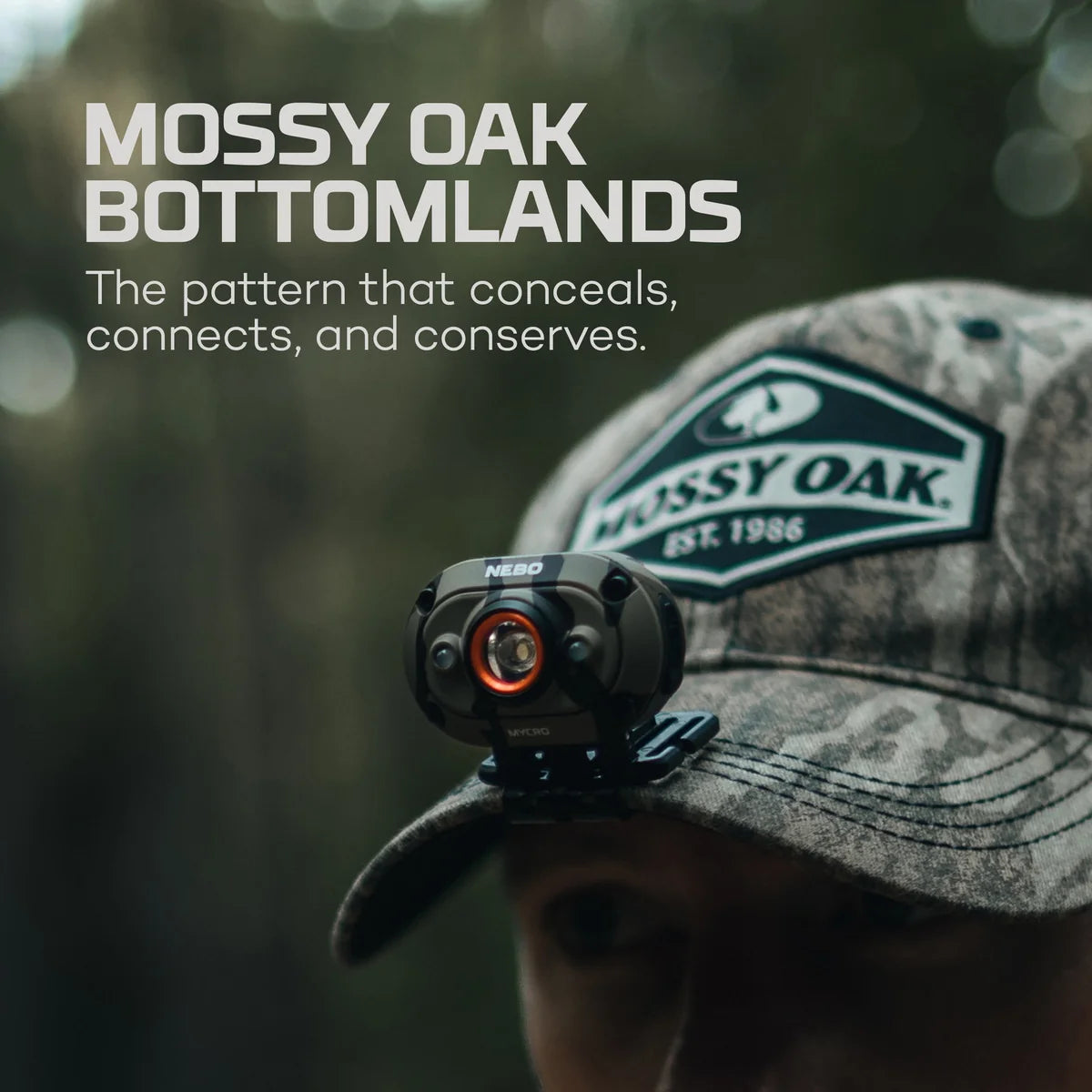 MYCRO Headlamp & Cap Light (Mossy Oak Bottomland)